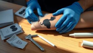 how to make a tattoo stencil